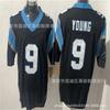 Rugby Jersey Custom Black Panthers Team Uniform Youth Size 9 Legette 17 Cotton Blend Sport Shirt Men Women