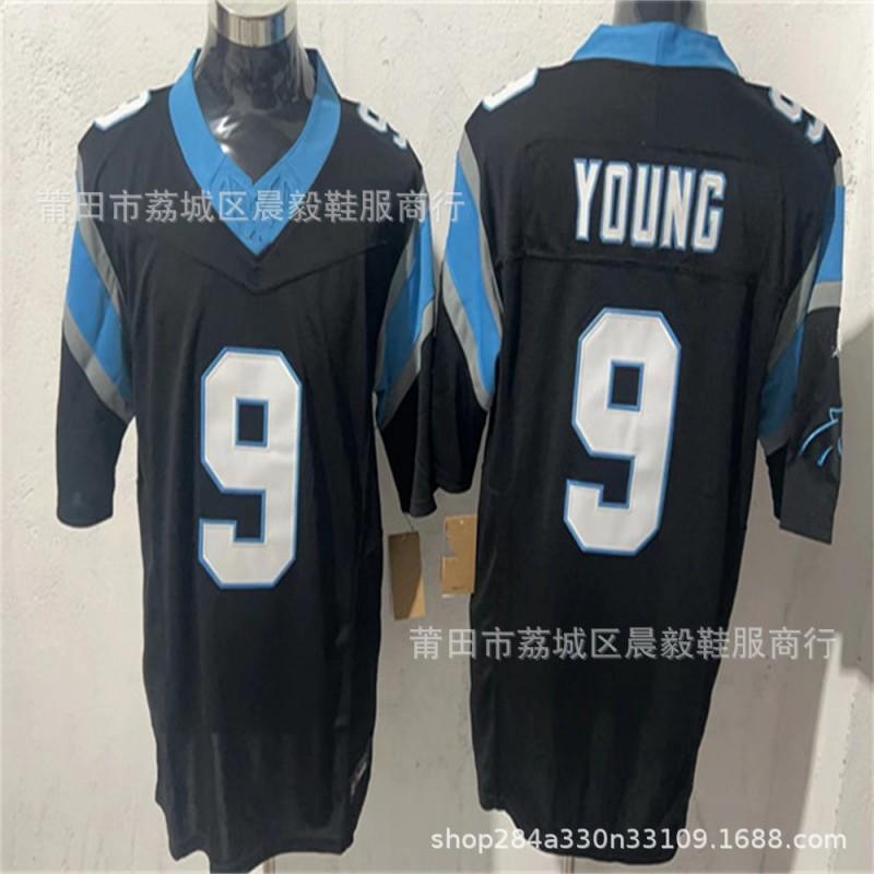 Rugby Jersey Custom Black Panthers Team Uniform Youth Size 9 Legette 17 Cotton Blend Sport Shirt Men Women