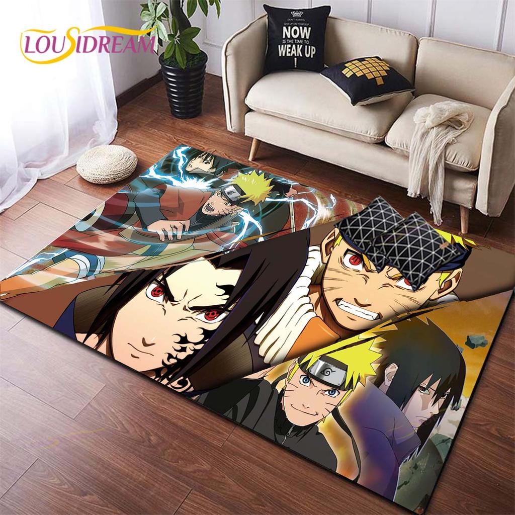 Anime Naruto Carpet Kids Carpets Living Room Tea Table Mats Bedroom Rug Washable Floor Mats Household Area Mat Dinosaur Rug