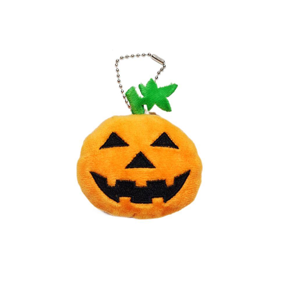Plush Doll Pumpkin Keychain Vegetables Pumpkin Doll Keyring Halloween Bag Pendant Hanging Pendant