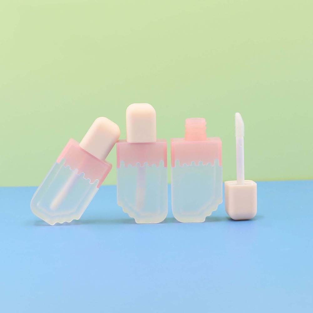 Контейнер для блеска для губ Pink Lip Glaze Тюбик Упаковочный материал для блеска для губ Pink Lip Gloss Флакон для леди