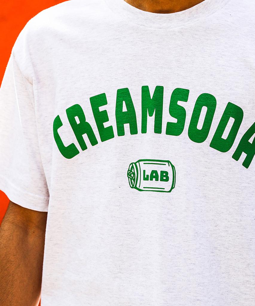CREAM SODA LAB Футболка с коротким рукавом с логотипом Ozzy Acro Светло-серая