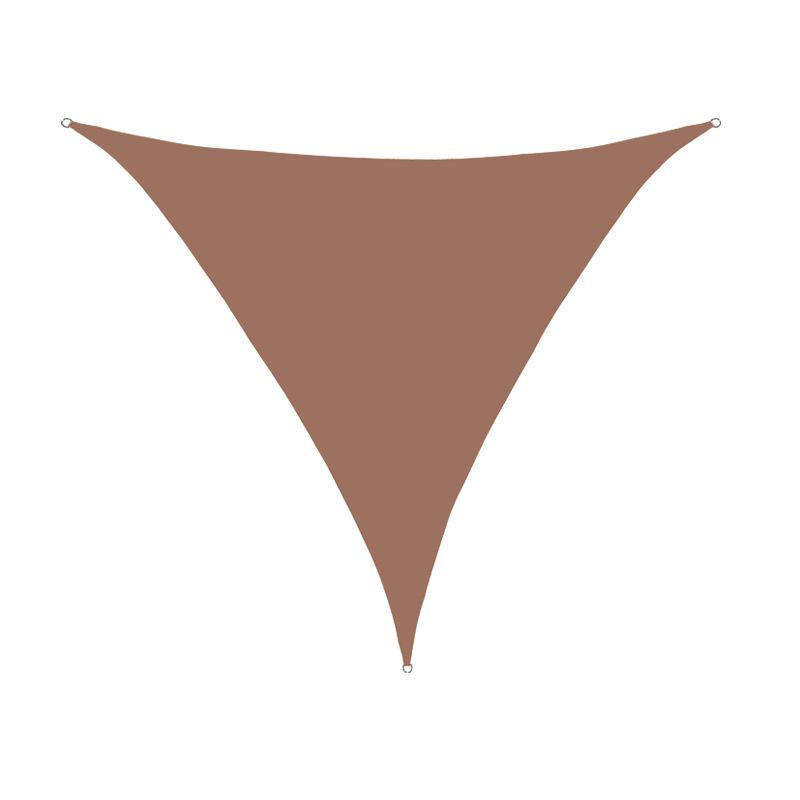 3x3x3 м водонепроницаемый устойчивый к УФ-излучению треугольный солнцезащитный парус для сада, бассейна или двора