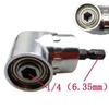 105 Degree Right Angle Driver Drilling and Driving Power Screwdriver Drill Attachment with 1/4-inch Hex Quick Change Drive