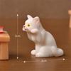 1PC Cute Mini Cat Ornaments Table Figurines Miniature Decor Dollhouse Fairy Garden Small Resin Kitten Landscape DIY Decorations