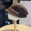 Японская Ретро Вельветовая Панама Женская Осень и Зима Новый Стиль Литературная и Универсальная Маленькая Шляпа-Ведро Трендовая