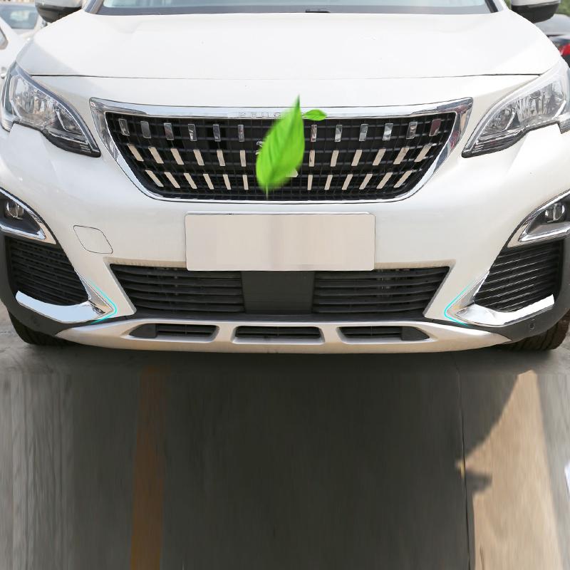 Для Peugeot 3008 5008 GT 2016 2017 2018 3008GT 5008GT гибридный ABS передняя противотуманная фара автомобиля накладка наклейки