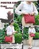 PORTER GIRL Shoulder Bag Sacoche Bordeaux (L) [Cape] 2.