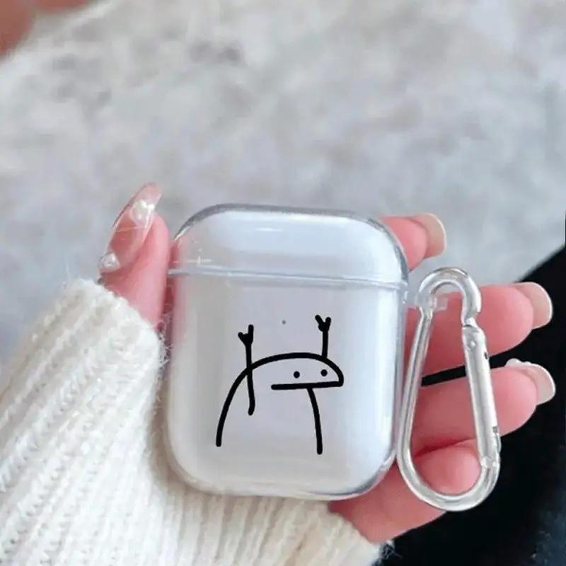 Новый мультяшный человечек для беспроводных Bluetooth-наушников Apple AirPods 1 / 1 чехол AirPods Pro
