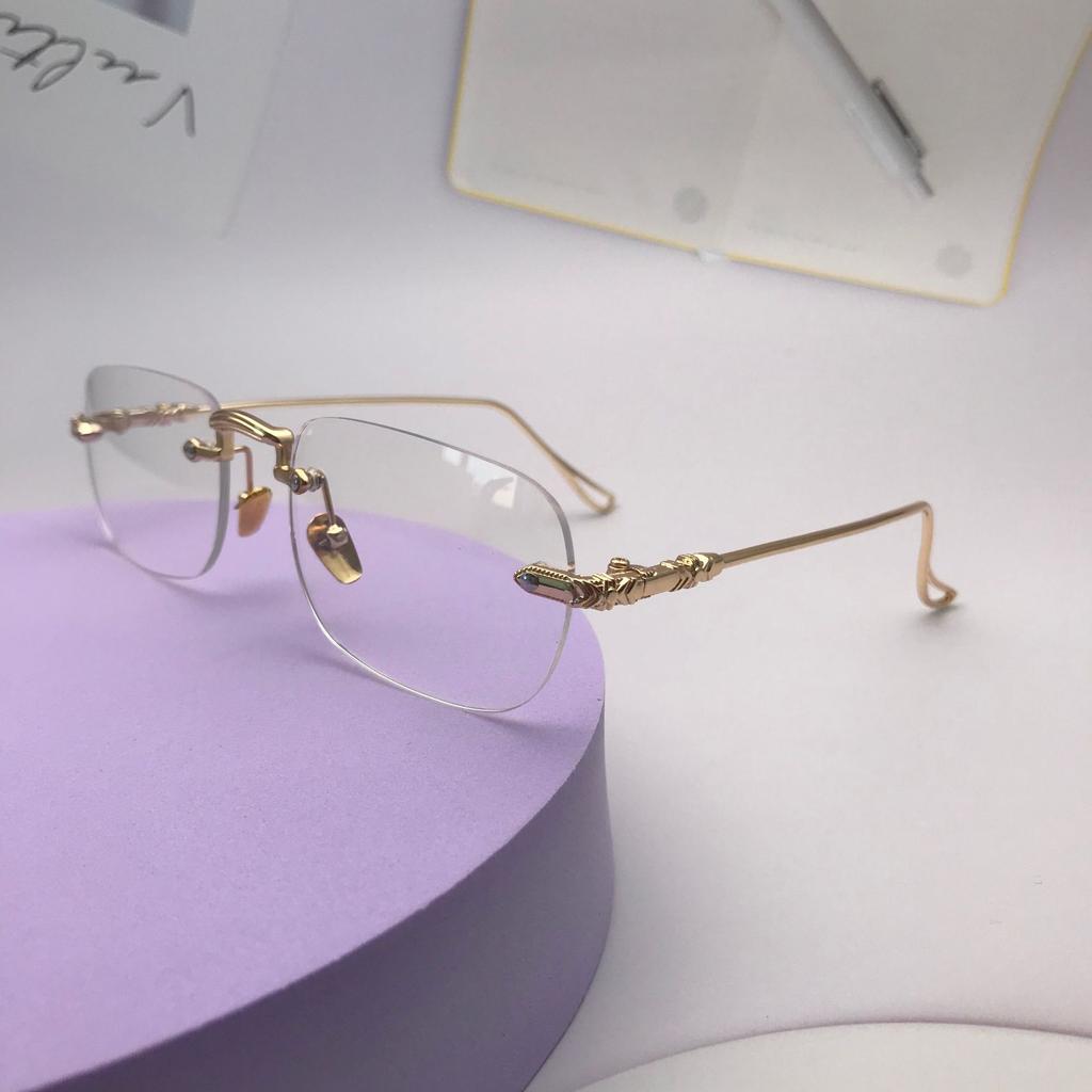 Модные очки для чтения, сверхлегкие деловые очки без оправы, ретро-очки с металлической оправой, мужские очки с защитой от синего света