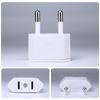 Lingzaling Europe Outlet Conversion Adapter for Overseas Travel Power Conversion Plug C Type Set of 2 (White)
