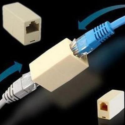 10 шт. Разъем-переходник RJ45 гнездо-гнездо для сетевого кабеля Ethernet LAN Новый