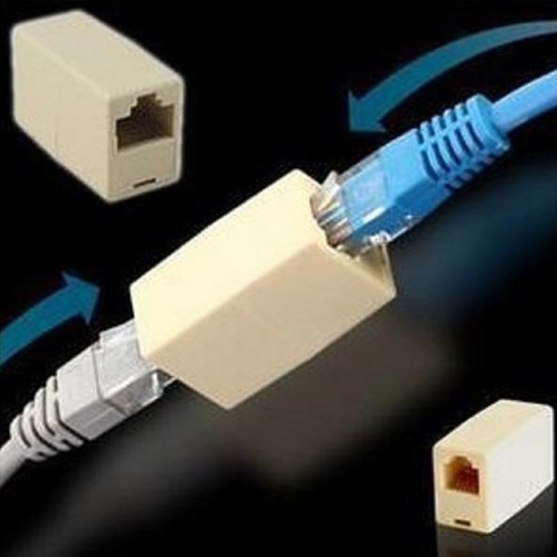 10 шт. Rj45 женский-женский сетевой Ethernet-кабель Lan соединительный разъем