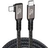 Кабель Type-C (папа-папа) 20 см Кабель для быстрой зарядки и передачи данных 240 Вт 40 Гбит/с 8K@60 Гц Короткий плетеный шнур USB C для телефона 16