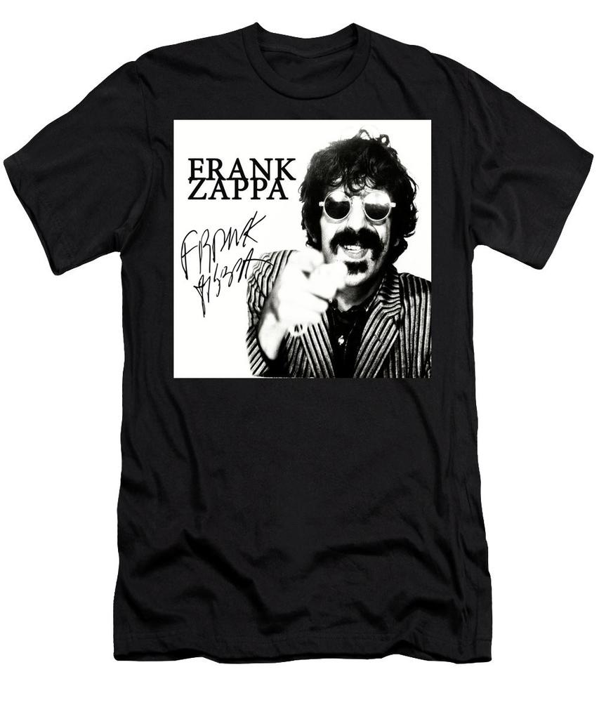 Vtg Frank Zappa Heavy Cotton Black Full Size Unisex Tee Shirt AG93