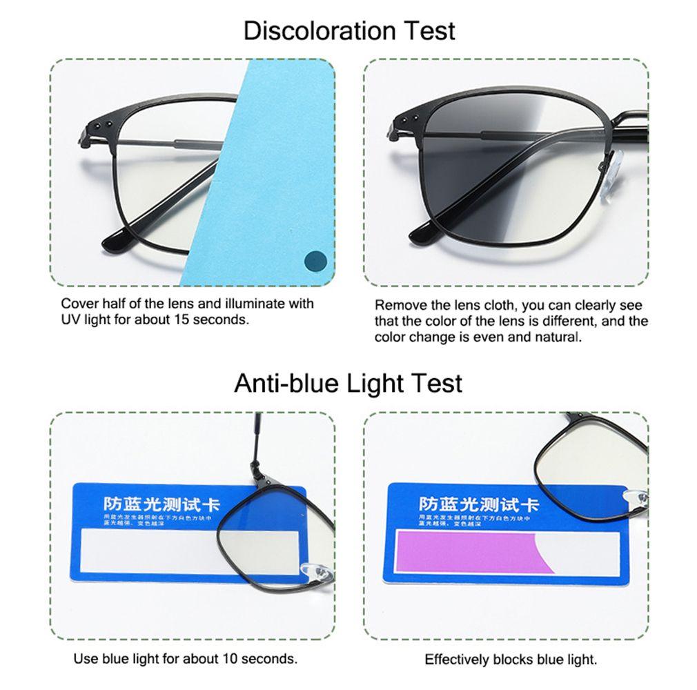Retro Eyewear Gaming Computer Men Women Sunglasses Pochromic Sunglasses Discolored Glasses Blue Light Blocking Glasses