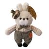 Rabbit Family Bunny Keychain with Clothes Plush Rabbit Key Ring  Car Key Chain