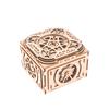 3D Wooden Puzzle Music Box with Hidden Compartments Jewelry Box Mechanical Model Kits DIY Assembly
