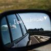 Rearview Mirror Decal Mirror Stickers for Cars I Love You Drive Safe Emblem Labels for Truck Bumper Vehicles Exterior Decor