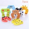 7 Pcs Home Protection Door Stop , Child Proofing Finger Safety Guard - Home Baby Door Stoppers - Noise Prevention Anti-Pinch