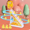 Легкая Музыкальная Электронная Игрушка Лестница для Лазания Пластиковая Горка Трек Американские Горки Детская Веселая Игрушка