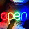 LED Neon Open Sign High Brightness Waterproof Mini Neon Open Sign for Outdoor Business