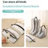 Shoe Bag with Handle Zipper Closure Water-Resistant Dust-Proof Travel Bag Slippers Boots Shoes Storage Organizer