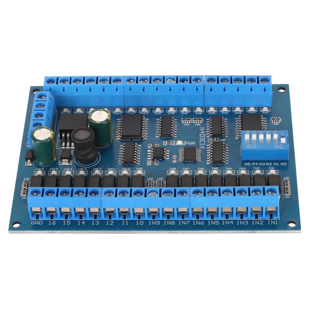 DC 6.5‑30V 16 Input 16 Output Expansion Board Multifunctional RS485 Remote Control Switch PLC IO Module