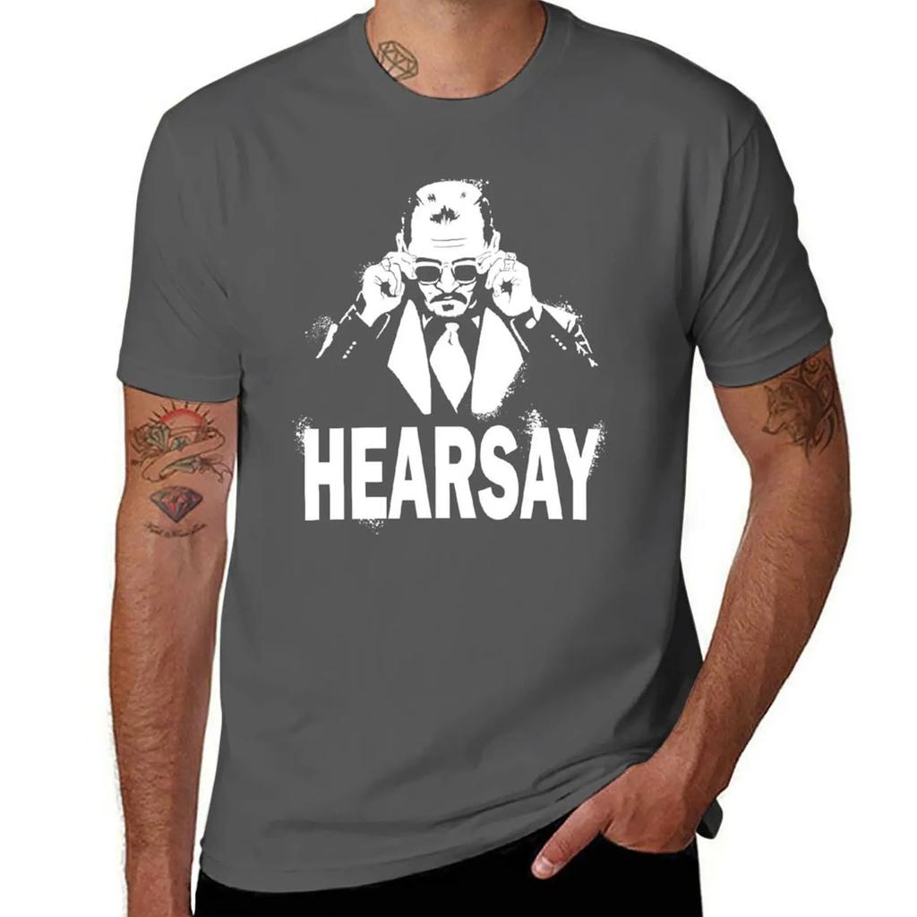 Футболка Hearsay Эстетичная одежда графические футболки черные футболки для мужчин