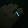 Luminous Ring For Couple Glowing In The Dark Adjustable  Ring Jewelry