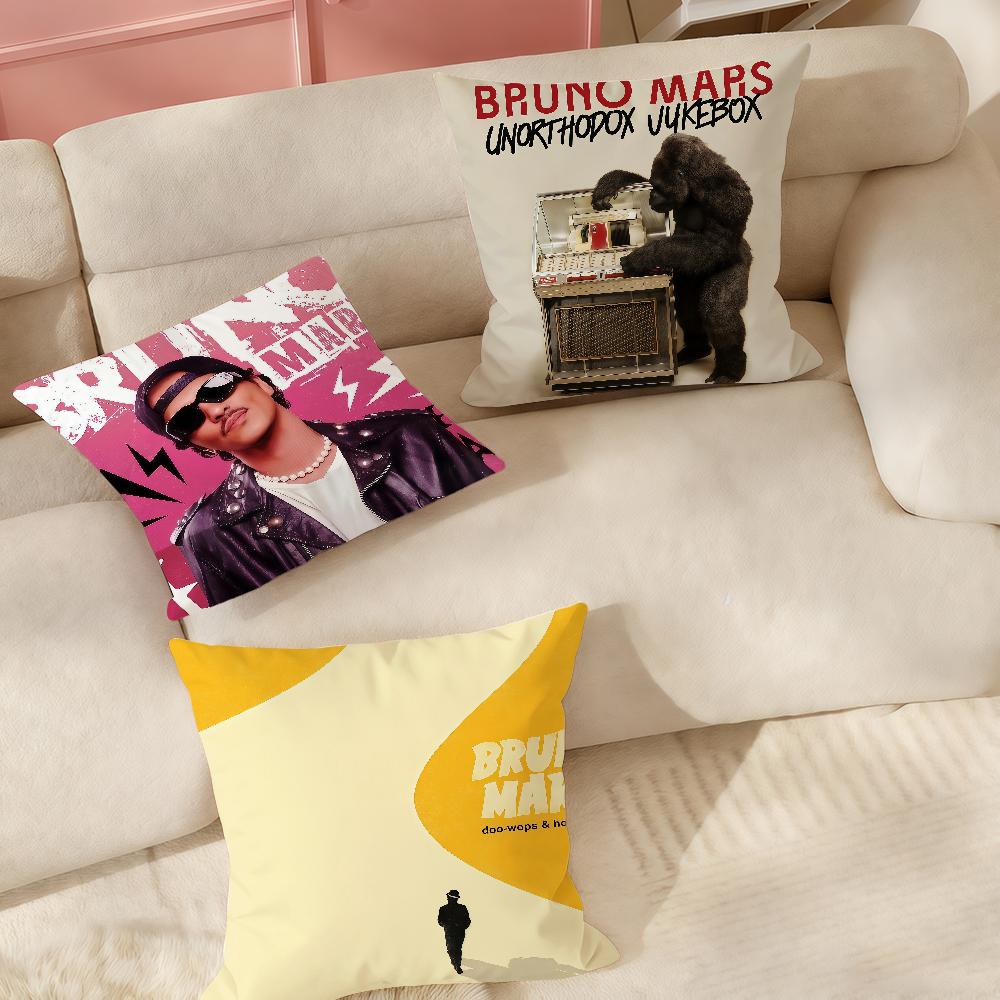 Singer BBruno Mars Pillow Case Suitable For Bedrooms Living Rooms Cars Home Decoration