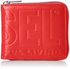 Большой складной кошелек с логотипом X08173PR003 UNI Red T4342 для мужчин