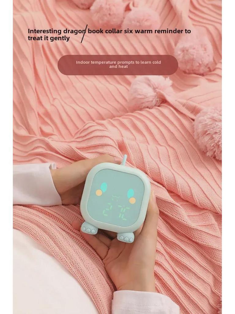 Креативный светодиодный будильник Dragon с голосовым управлением временем и ночником для детей и студентов