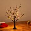 LED Birch Tree Light with Red Berries Mini Glowing Birch Tree for Tabletop Decor Festive Home Party Wedding Centerpiece Decorations