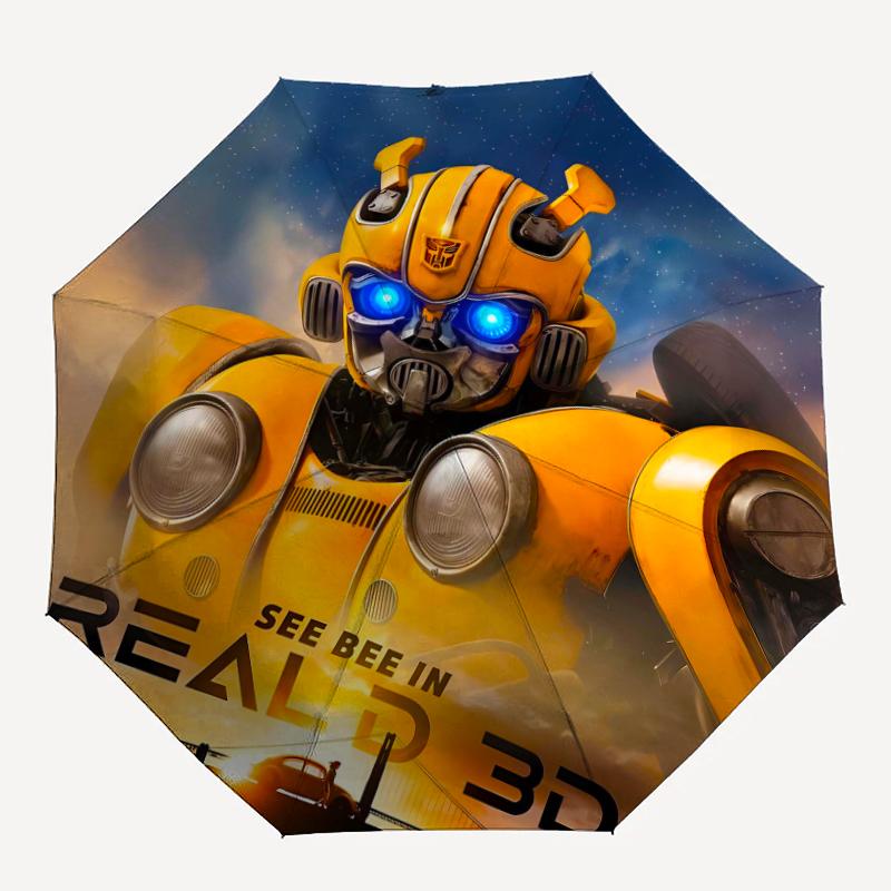 1pc Bumblebee3 Umbrella, Sun Protection, And UV Shielding. It Has Eight Sturdy Ribs for Outdoor Use And Perfect Gift