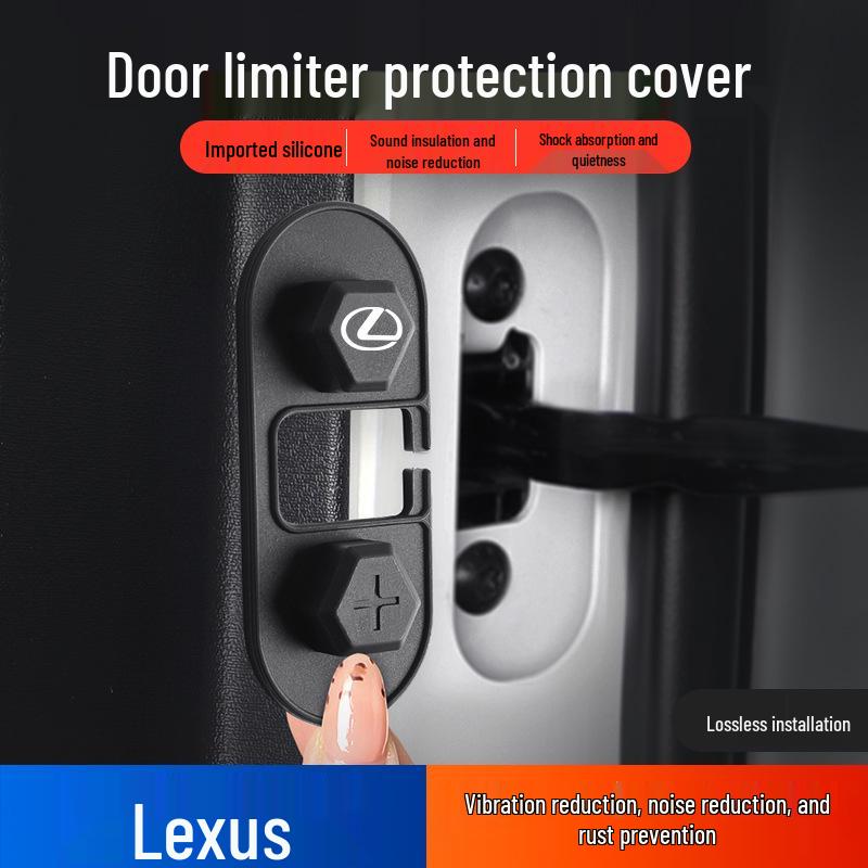Нержавеющее силиконовое покрытие для стопора двери Lexus (ES260, NX200, RX350, UX300)