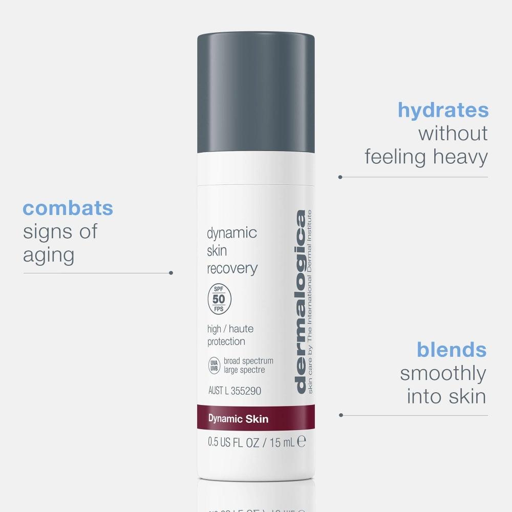 Dermalogica Travel Size Dynamic Skin Recovery Увлажняющий крем SPF 50 0,5 унции