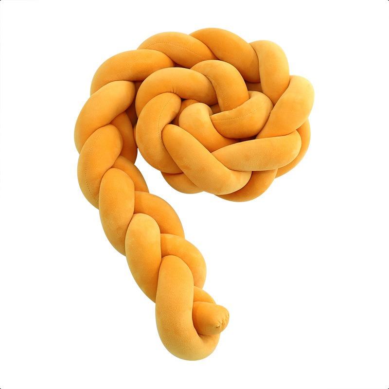 3 косы из узловатых плетеных полос для детской комнаты, бортик для кроватки материнского и младенческого класса, противоударная полоса, защитное ограждение