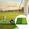 Golf Hitting Mat Green Foldable Driving Range Pad Improve Skills Equipment Backyard Games