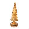 Glass Tabletop Artificial Christmas Tree Decor Art Crafts Night Lamp