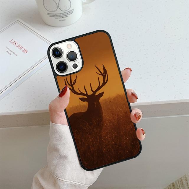 ПОТРЯСАЮЩИЙ ОЛЕНЬ Животное Чехол для Телефона Для iPhone 17 Air 14 15 16 13 12 Чехол Для Apple 14 15 16 Pro Max Plus Coque