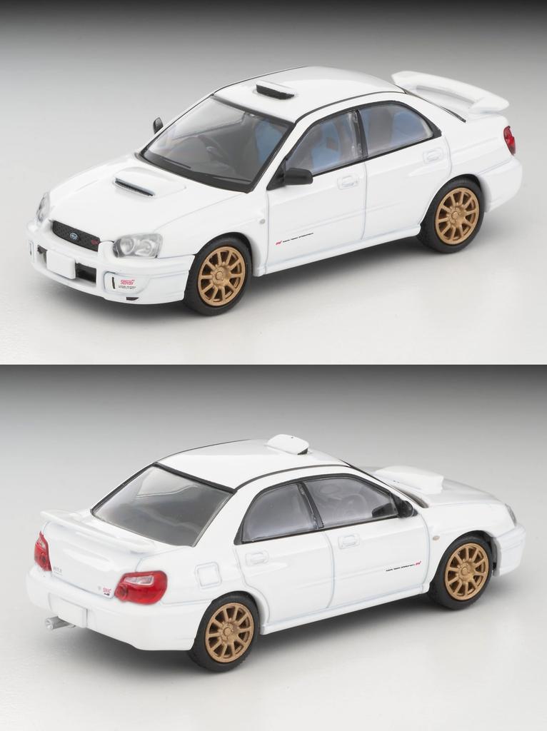 TOMYTEC Tomica Limited Vintage Neo Subaru Impreza WRX STi spec C White 2003 Готовый продукт 332701 1/64 LV-N337a