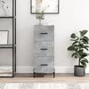 VidaXL Buffet Concrete Grey 34.5x34x90 Cm Engineered Wood 828616