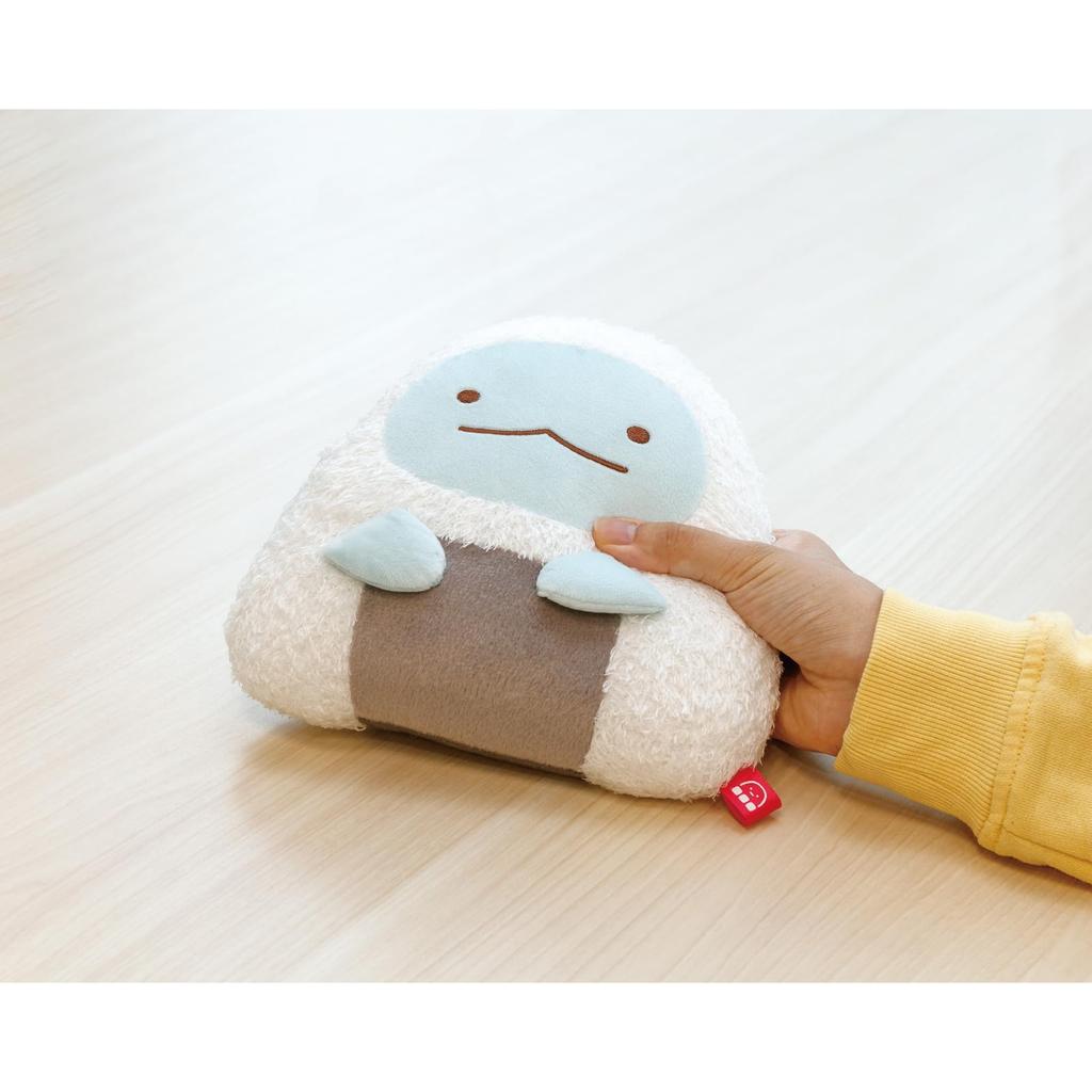 San-X Sumikko Gurashi "Увлекательный магазин тапиоки" Плюшевая ящерица (Рисовый шарик) MO87001 В190 х Ш190 х Г70мм