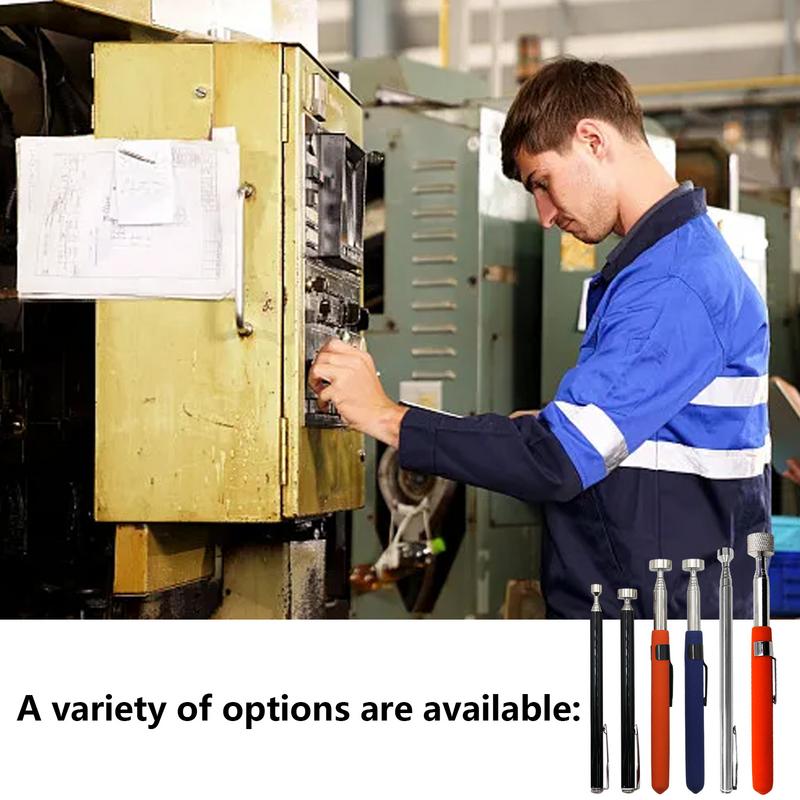 Телескопическая магнитная палка Телескопический магнитный захватный инструмент Легкий металлический всасывающий стержень Аксессуары для инструментов осмотра транспортных средств