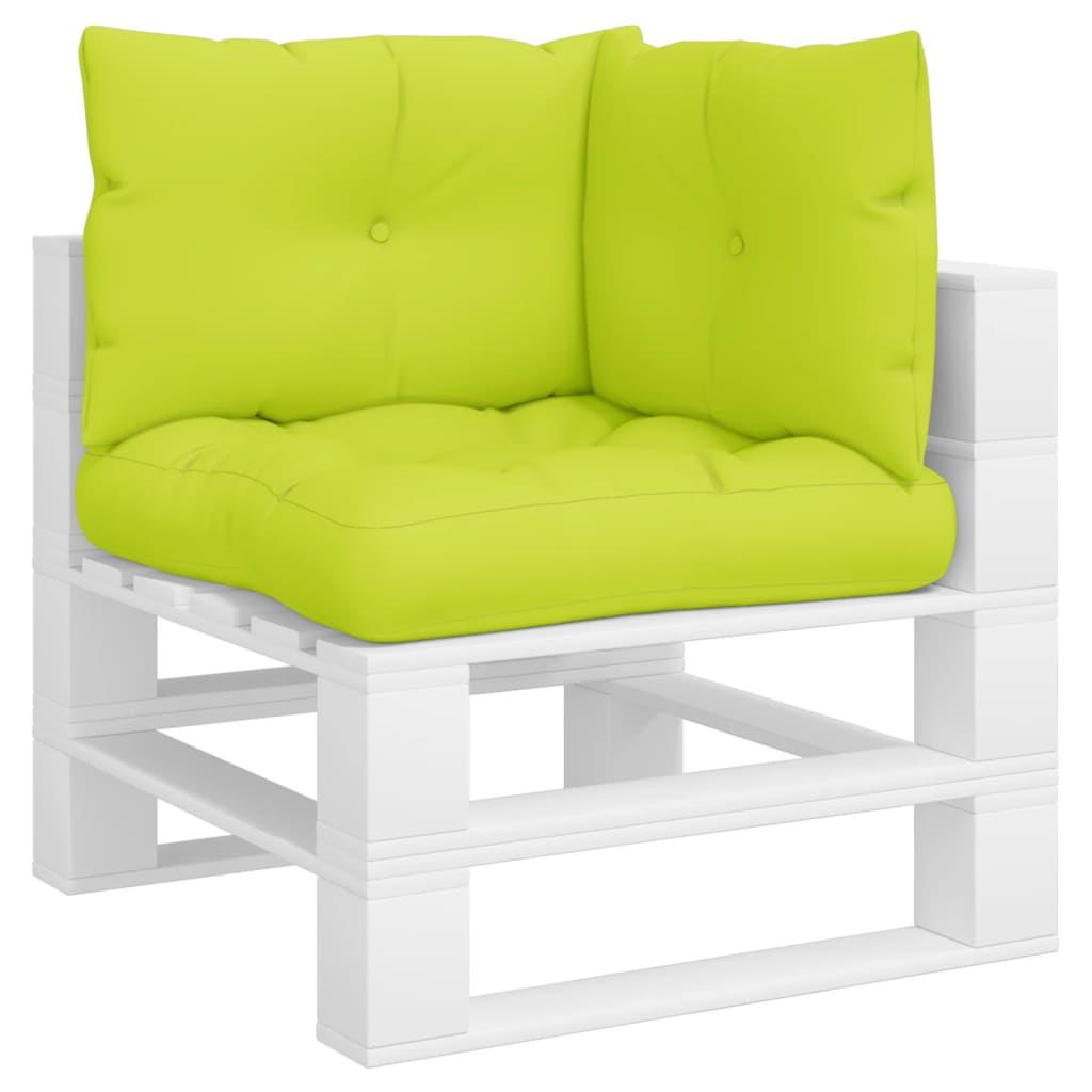 3 Piece Pallet Cushion Set Light Green Fabric