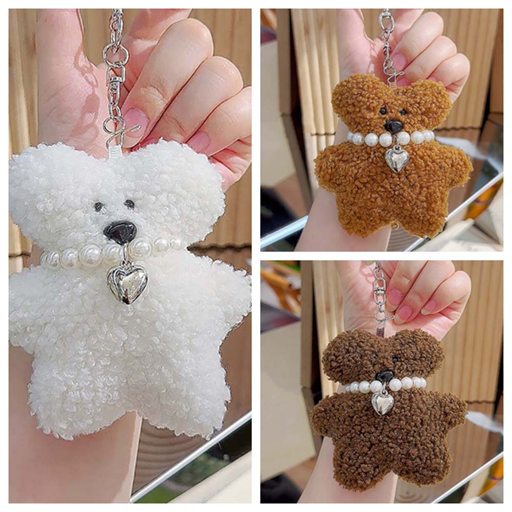 Украшения плюшевый медведь кукла животное корейский автомобиль брелок корейский Ins плюшевый медведь брелок сумка подвеска
