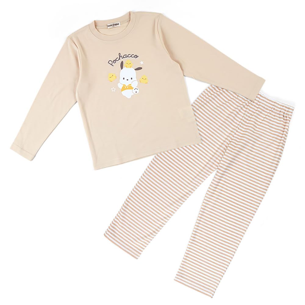 Sanrio Pochacco Kids' Long Sleeve Pajamas, 110cm (069612)
