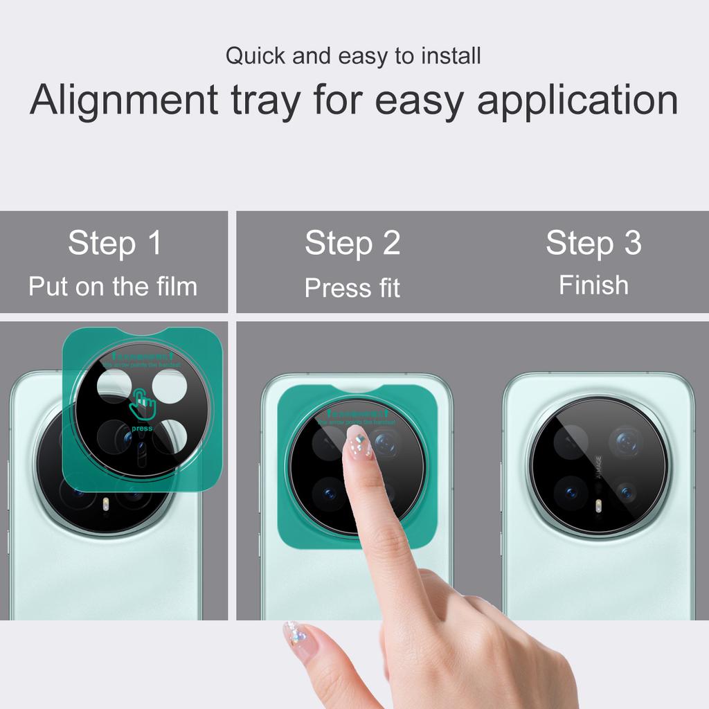 Для Honor Magic 8 Pro 5G Стекло IMAK Стекло высокой четкости Пленка для линз Черная версия