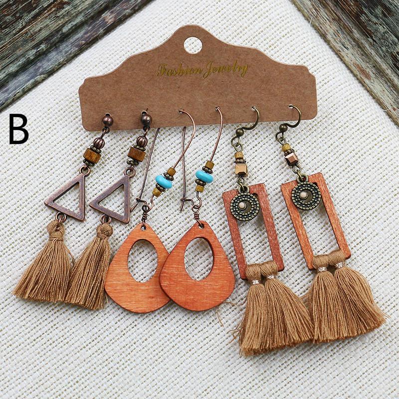 Винтажные большие круглые разноцветные серьги из бисера, комплект для женщин, этнические серьги в стиле бохо с кисточками и перьями, длинные серьги-капли «Ловец снов», ювелирные изделия